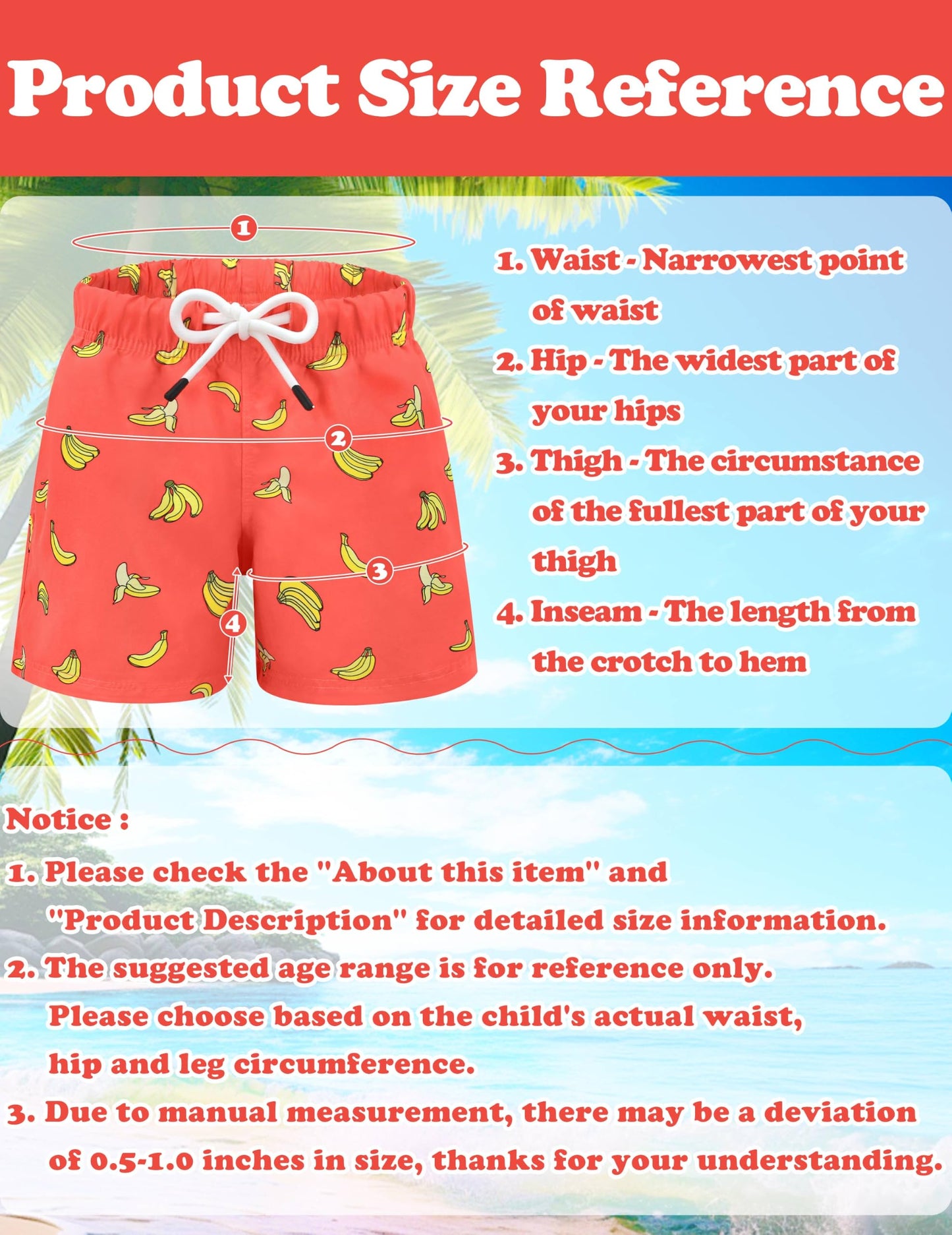 Sarfel Kids Bathing Suits Boys Swimming Trunks Kids Swim Trunks 5T Bathing Suit Boys' Swimwear Boy Swim Shorts 5T Kid Swimsuit