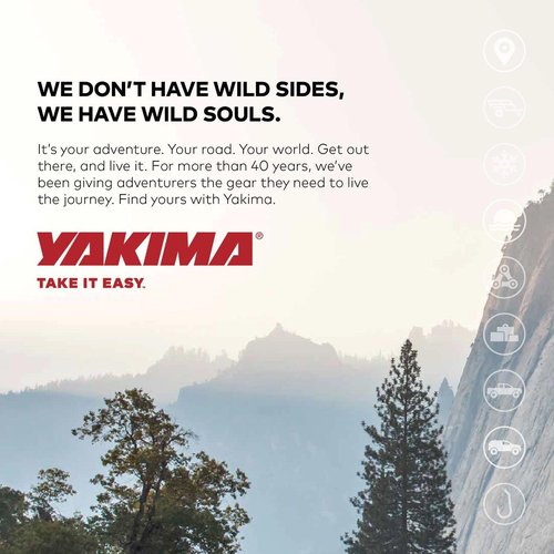 Yakima DoubleDown 4 Tilting Aluminum Hitch Bike Rack for Car, SUV, and Truck with 1.25 or 2 Inch Bike Rack Hitch Receivers, Black