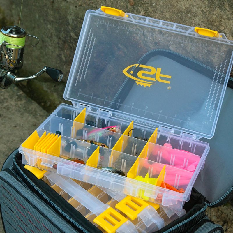 SF Tackle Box 3600 Plastic Tackle Trays Fishing Tackle Box Storage Organizer with Removable Dividers 4 Packs Lure Terminal Storage
