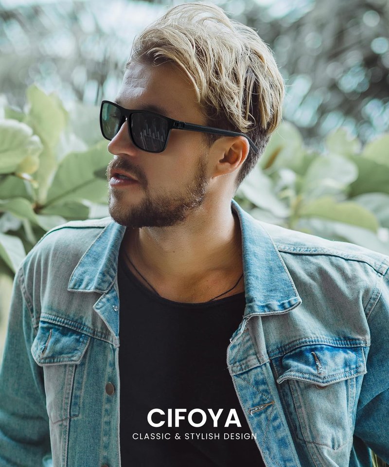 CIFOYA Sunglasses-Men Polarized Mens Sunglasses: Classic Women Sun Glasses UV Protection for Fishing Driving Golf 5PACK