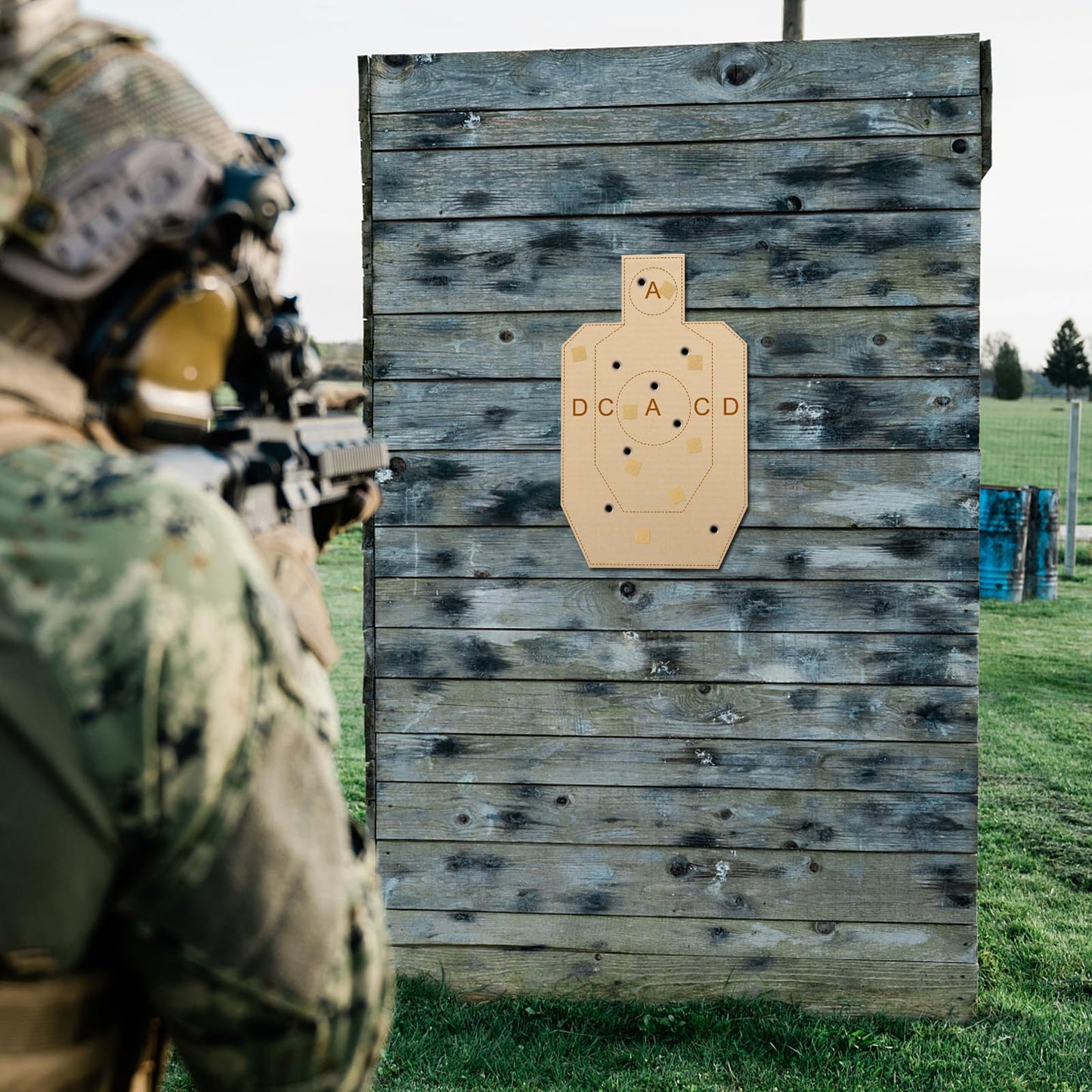 1/2/3/4 Rolls Target Pasters - 0.87 inch Self-Adhesive Stickers for Shooters, Target Users, Range Goers - Easy Patching, and Hole Marking on Paper or Cardboard - Perfect for USPSA, IPSC, IDPA Practice
