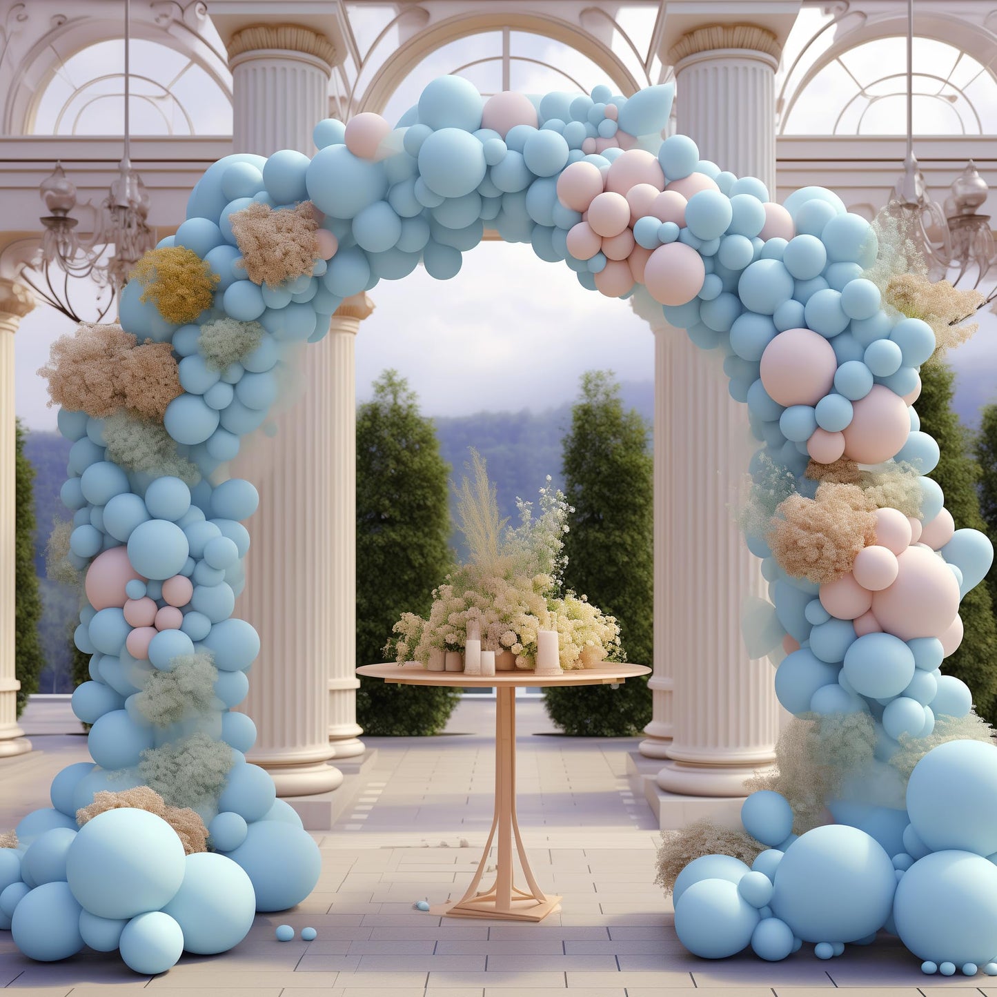 DECOCKRAT White Latex Balloons Kit - 68PCS Party Balloons, 12'' Helium Balloon Set with Ribbon, Perfect for DIY, Birthday, Baby Shower, Wedding, Anniversary & Holiday Decoration