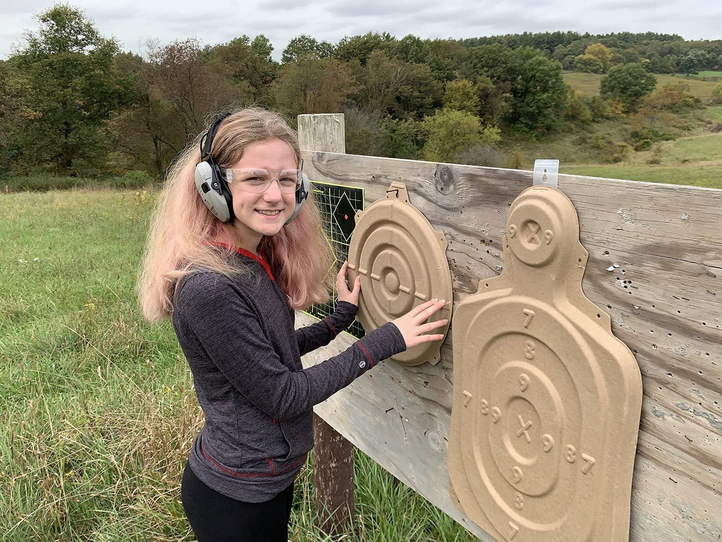 Birchwood Casey 3D Bullseye Target Small 3 Pack Mounting Tab, Unique Range Target Experience
