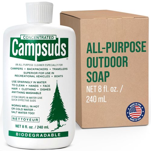 Sierra Dawn Outdoor Soap - Premium Biodegradable Camping & Backpacking Essential - All-Purpose Natural Soap for Dishes, Clothes & Personal Care - Trusted by Outdoor Enthusiasts, 8 Ounce