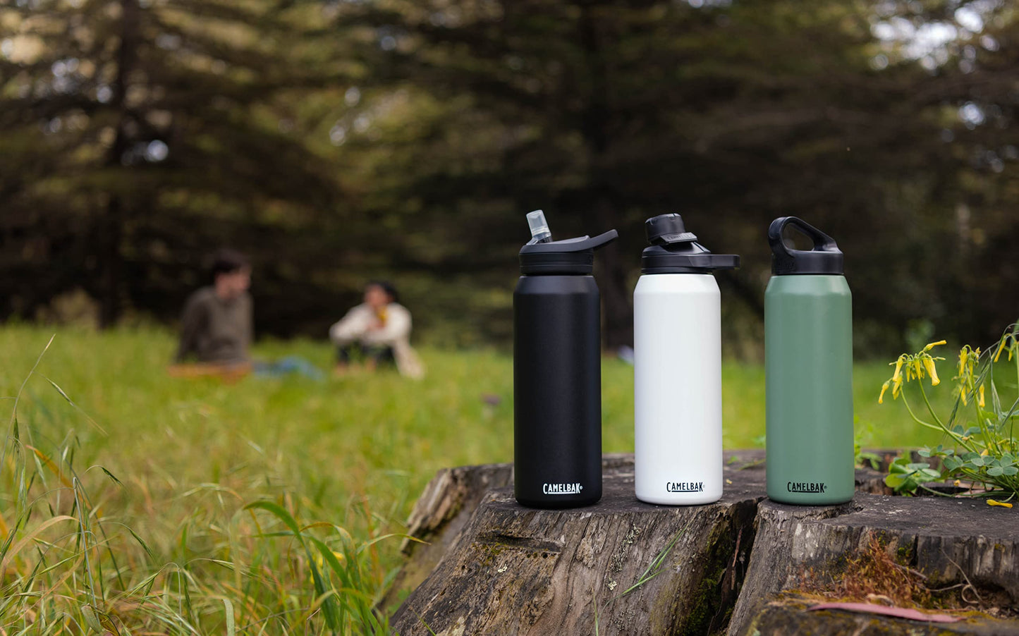 CamelBak Eddy+ Insulated Stainless Steel Water Bottle with Bite Valve Straw, Long‑Lasting Cold Hydration for Everyday Performance, 25oz, Black
