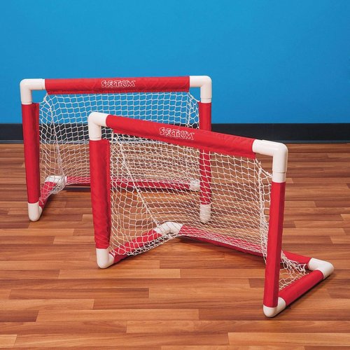 S&S Worldwide-W11585 Mini PVC Hockey Goal Set