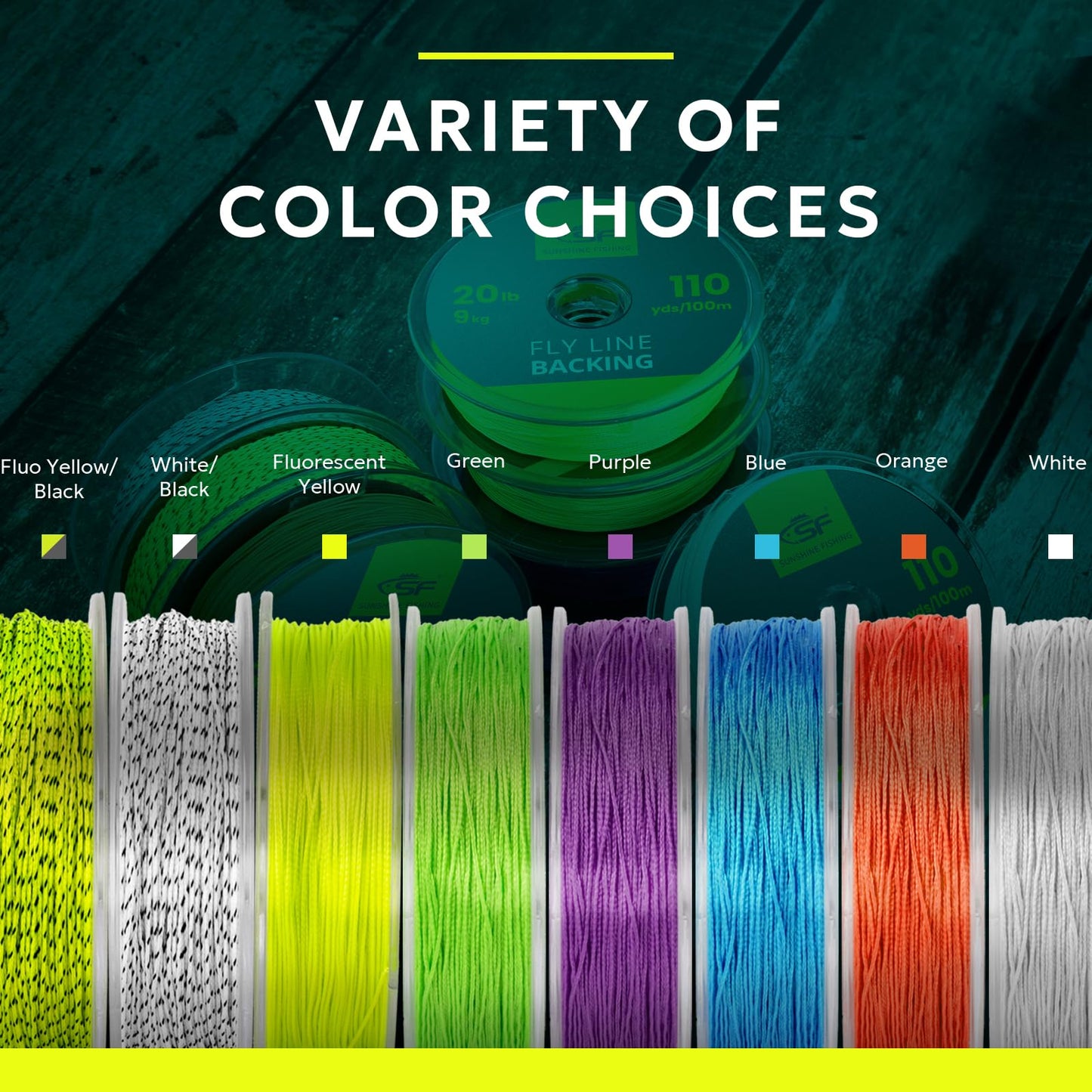 SF Braided Fly Fishing Line 20lb/30lb 100m/300m