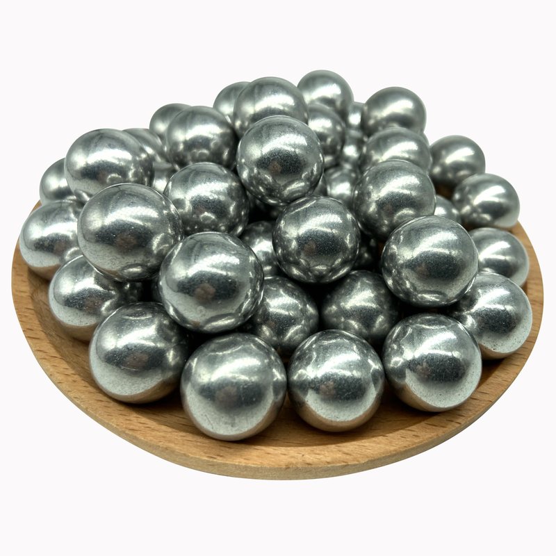Alien Play 50 x 68 Caliber Self Defense Balls, Hard .68 Cal Aluminum Paintballs Fit for Byrna SD LE/TCR Salt Supply S2/Pistelle X-68, 7.3 Grams Solid Alu Balls for Home Defense and Plinking