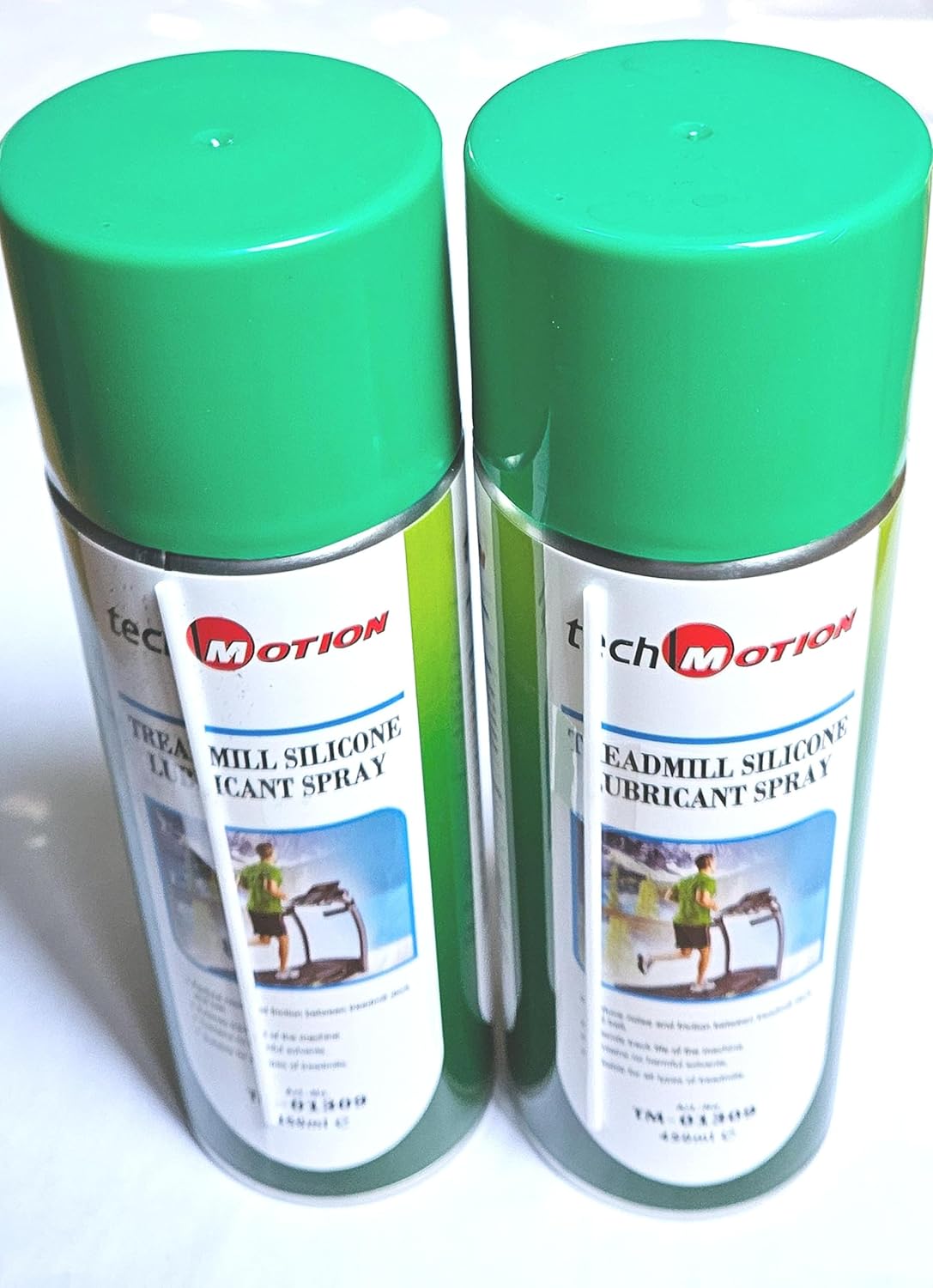 2pk Techmotion 100% Silicone Treadmill Belt & Deck Lubricant Spray -2 pcs