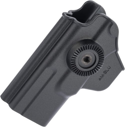 Evike Airsoft - EMG Matrix Hardshell Adjustable Holster for SAI BLU Series Airsoft Pistols (Color: Black/No Attachment)