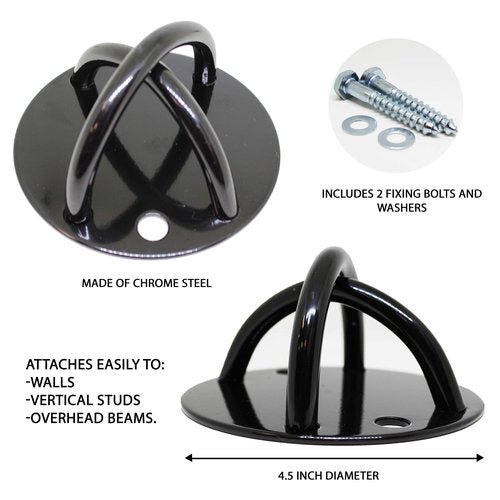 FH Wall Mount Anchor Point Ceiling Mount Bracket | Resistance Band Training or Suspension Systems