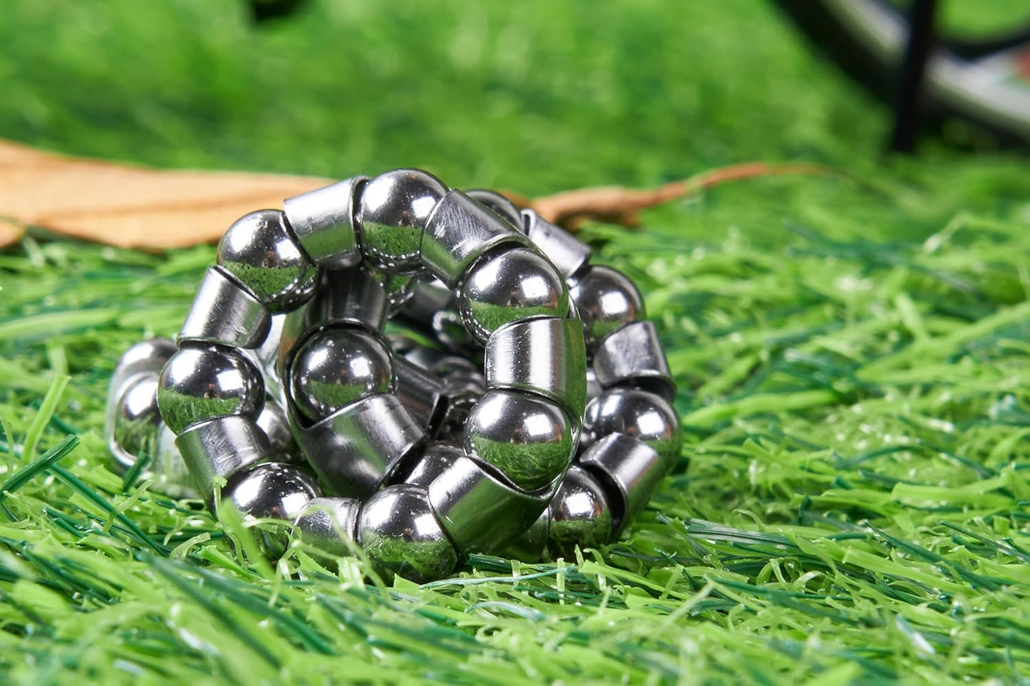 10 PCS Bike Ball Bearings Fit for Front and Rear Hub Wheel,Bearing's OD=1",ID=0.55",Ball Bearing Fixed Cage for Bicycles,1/4”×7 Balls (10)