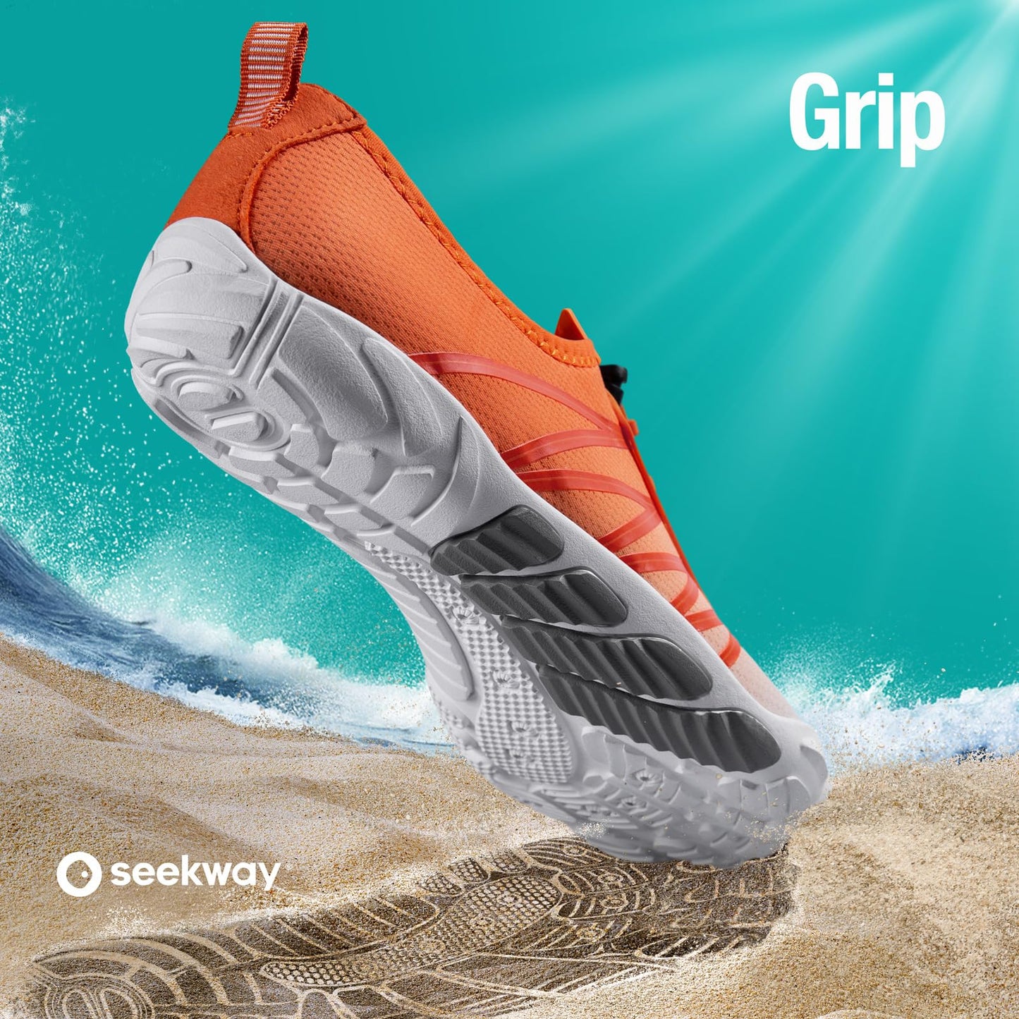 SEEKWAY Water Shoes Men Women Adult Quick-Dry Aqua Sock Barefoot for Beach Swim River Pool Lake Hiking Kayaking Surfing