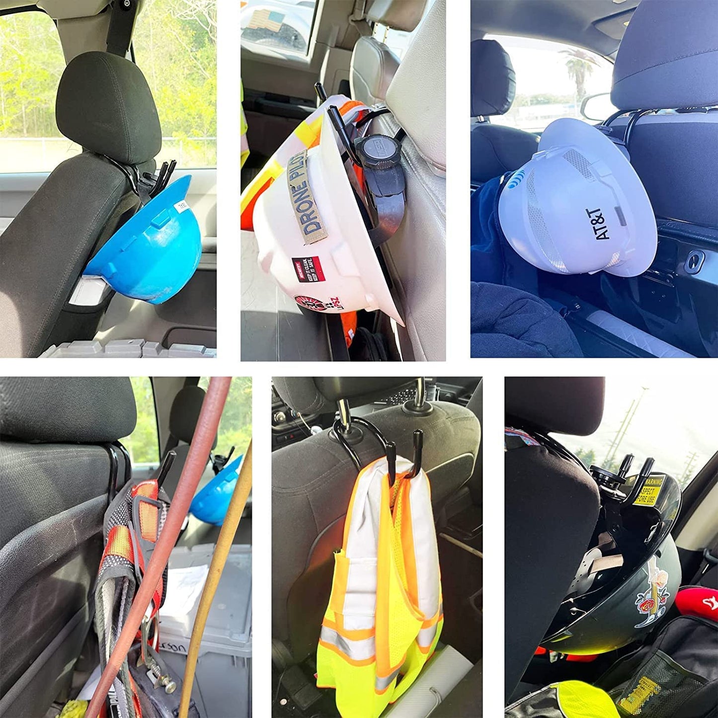 2 Pack Seat Back Gun Rack Bow Rack Holder Gun Holder Gun Sling Organizer for Truck, Car to Hold Rifles - No Installation Tools Required, Simple to Install. - No Rifles Included