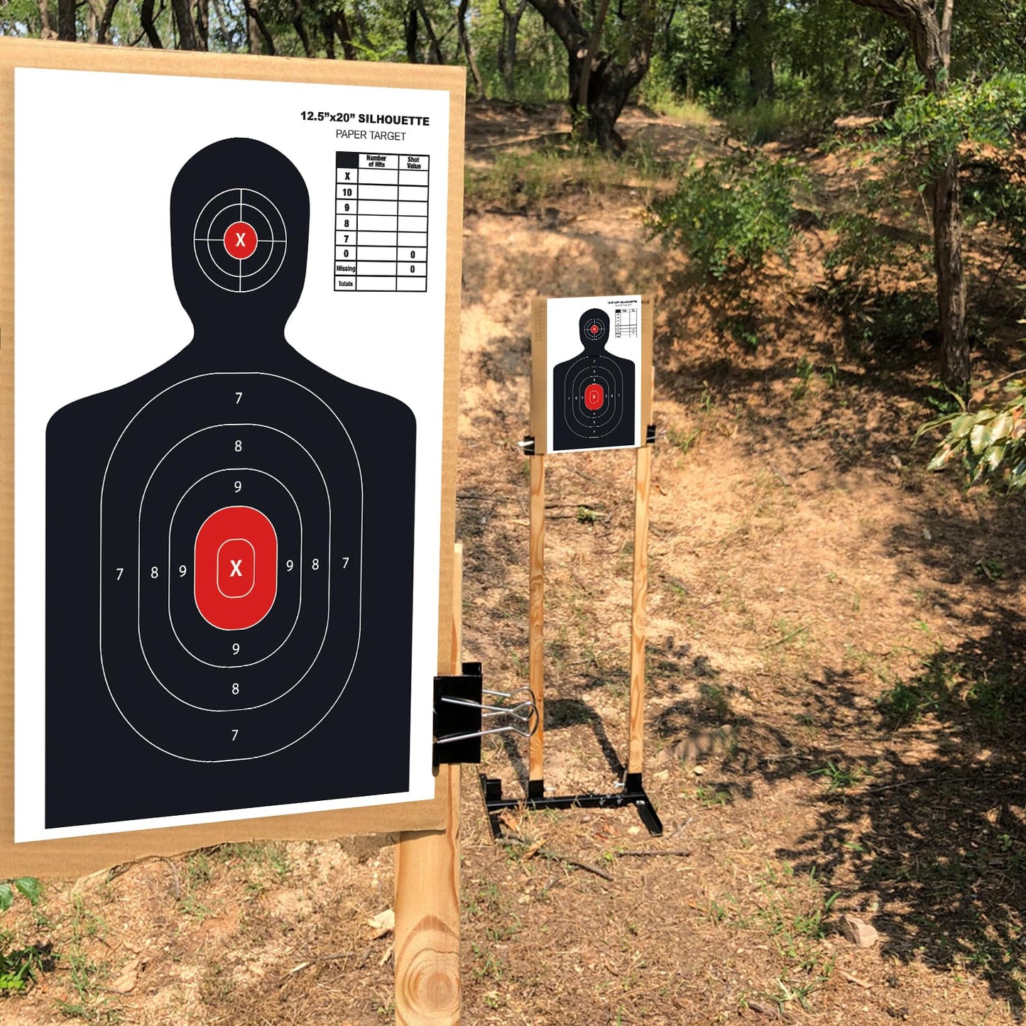 10PCS Paper Targets for Shooting Range, 14X22 Inches Shooting Targets for Indoor and Outdoor Use, Perfect for Handguns, Pistols, Rifles, Airguns, Pellet Gun and BB Guns by krlladetiy