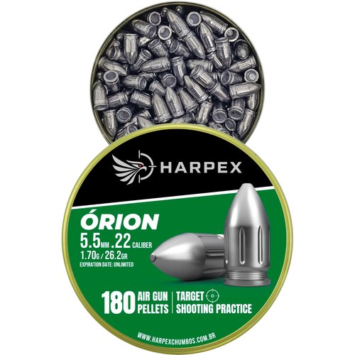 Orion Airgun Pellets .22 Caliber 26.2gr(1.70g) Pointed - 180ct