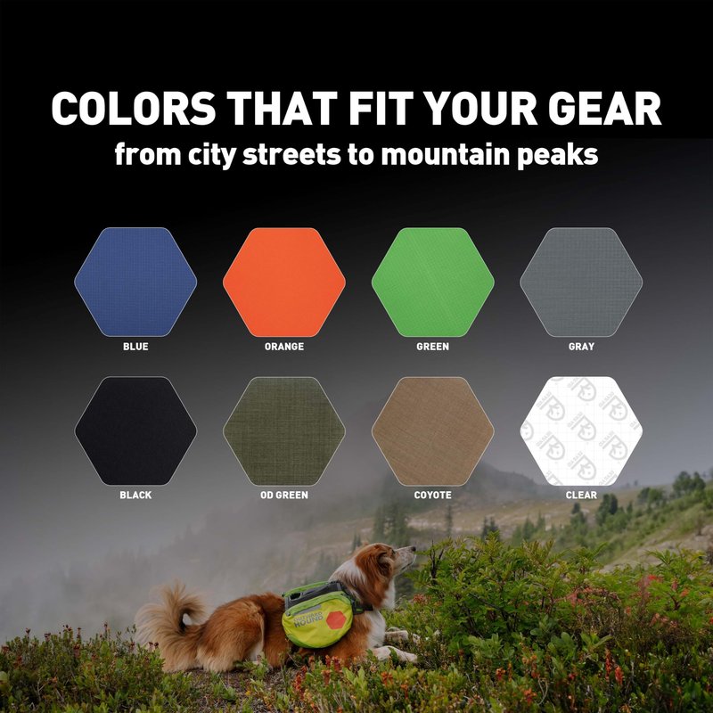 GEAR AID Tenacious Tape 3” x 20” Ripstop Fabric Gear Repair Tape, Fix Holes and Rips in Puffy Jackets, Rain Gear, Tents, Sleeping Bags and Outdoor Equipment, Sage, 2 Rolls