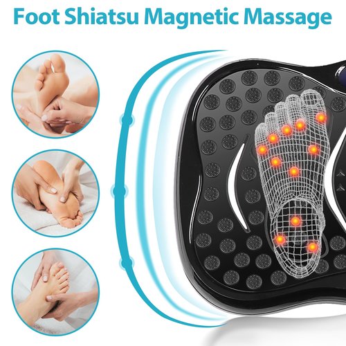 LEMY Vibration Plate Exercise Machine with Remote Control - Whole Body Workout Vibration Platform Adjustable 120 Speeds for Weight Loss Shaping Toning Wellness Home Gyms Workout