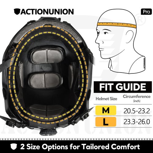ACTIONUNION Airsoft Helmet and Mask Pro Set Tactical Paintball Helmet and Balaclava Mesh Mask MH Type with Helmet Counterweight (OD, Medium)