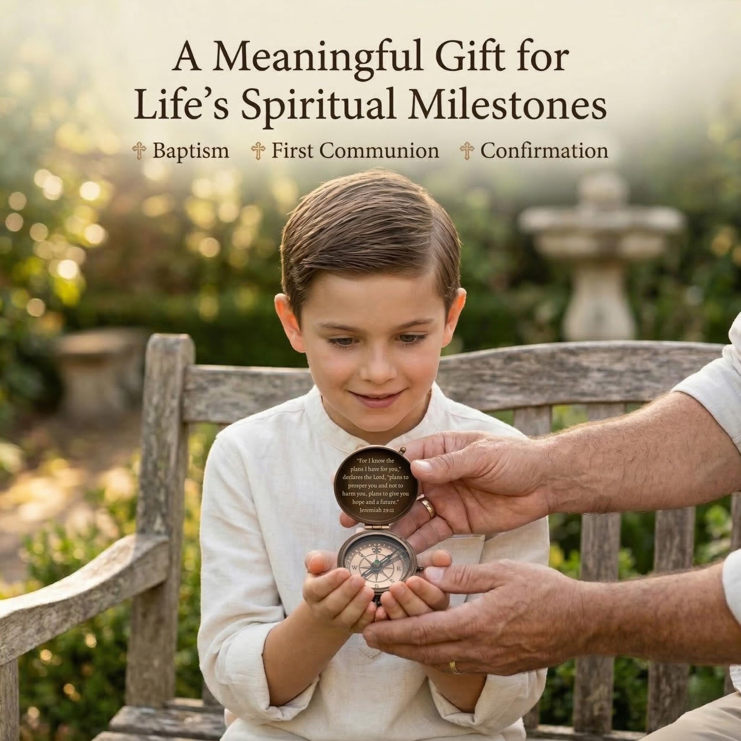 Personalized Confirmation Gifts for Boys – Engraved Christian Compass