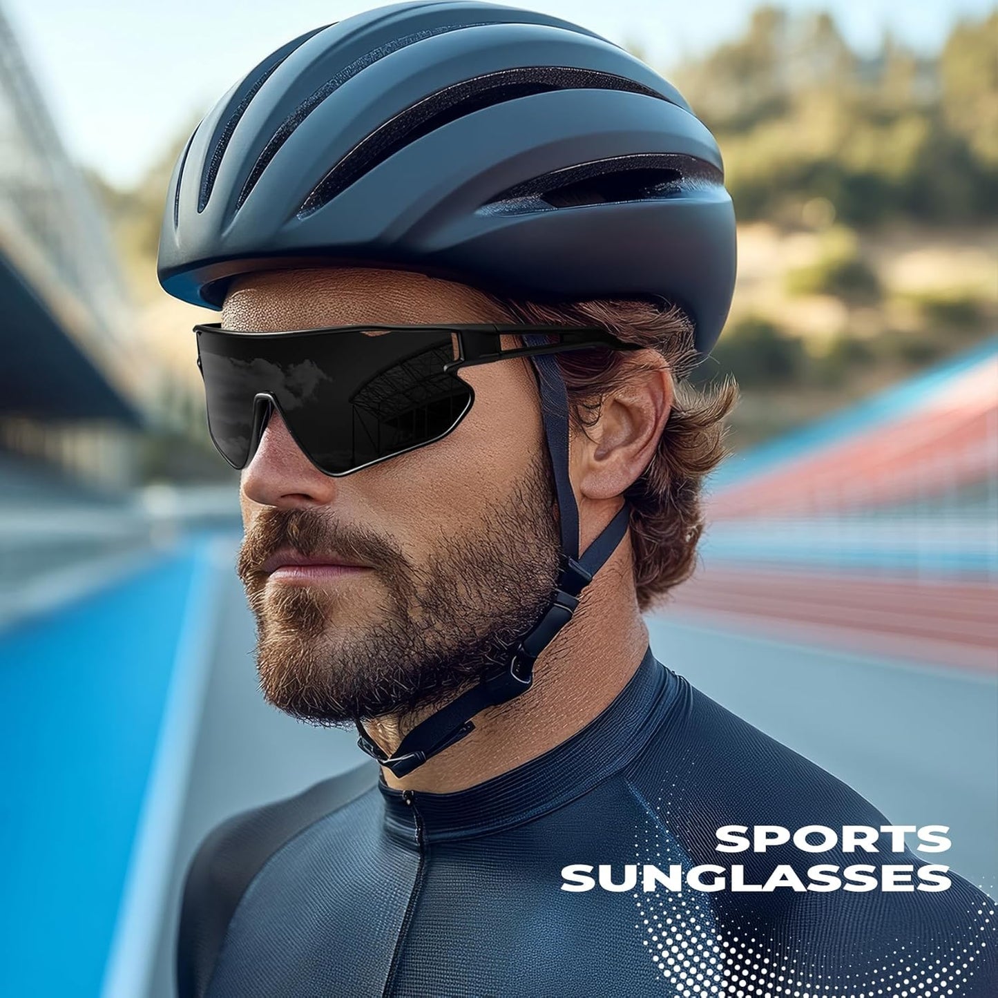 KALIYADI Polarized Sunglasses-Womens Sport Mens-Sunglasses: Lightweight Women Sun Glasses Running Cycling UV400 Protection