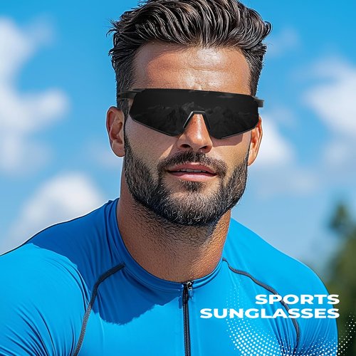 KALIYADI Men Polarized-Sunglasses Sports Sunglasses: Mens Womens Polarized Sports Sun Glasses Cycling Driving Outdoor