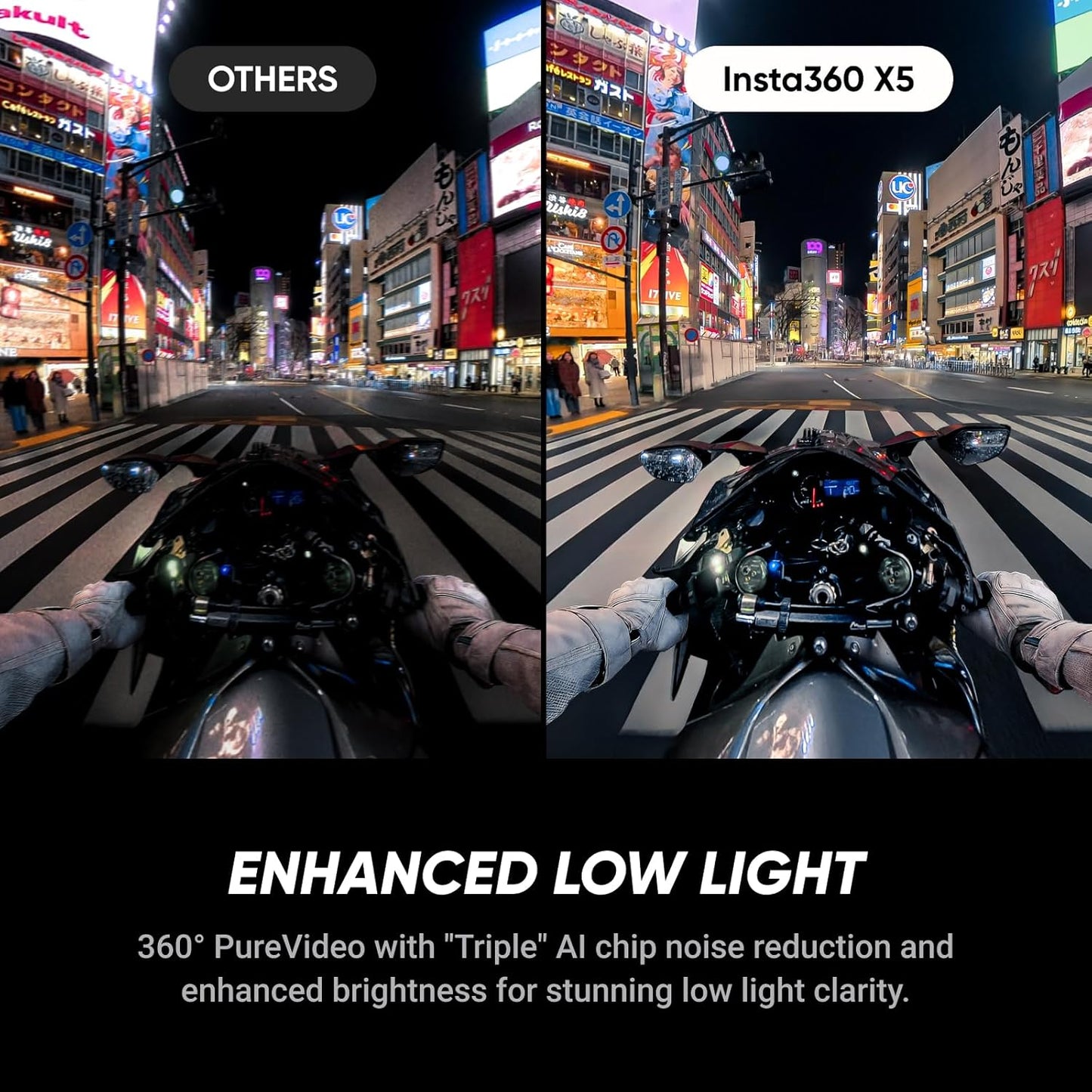 Insta360 X5 - Waterproof 8K 360° Action Camera, Leading Low Light, Invisible Selfie Stick Effect, Rugged and Replaceable Lens, 3-Hour Battery, Built-in Wind Guard, Stabilization, Triple AI Chip Design