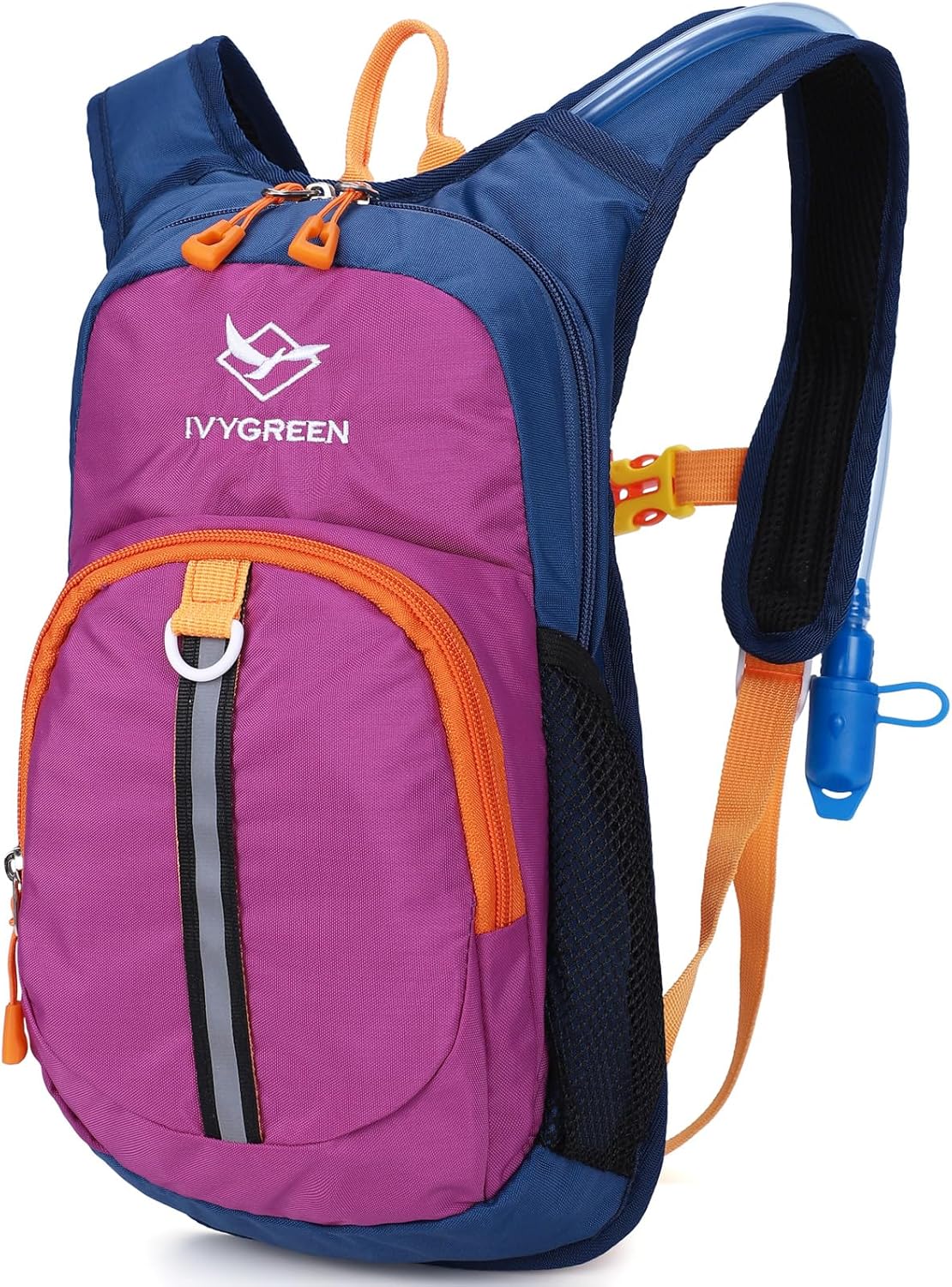 Ivygreen Kids Hydration Backpack, Hiking Backpack for Boys or Girls with 1.5L Water Bladder