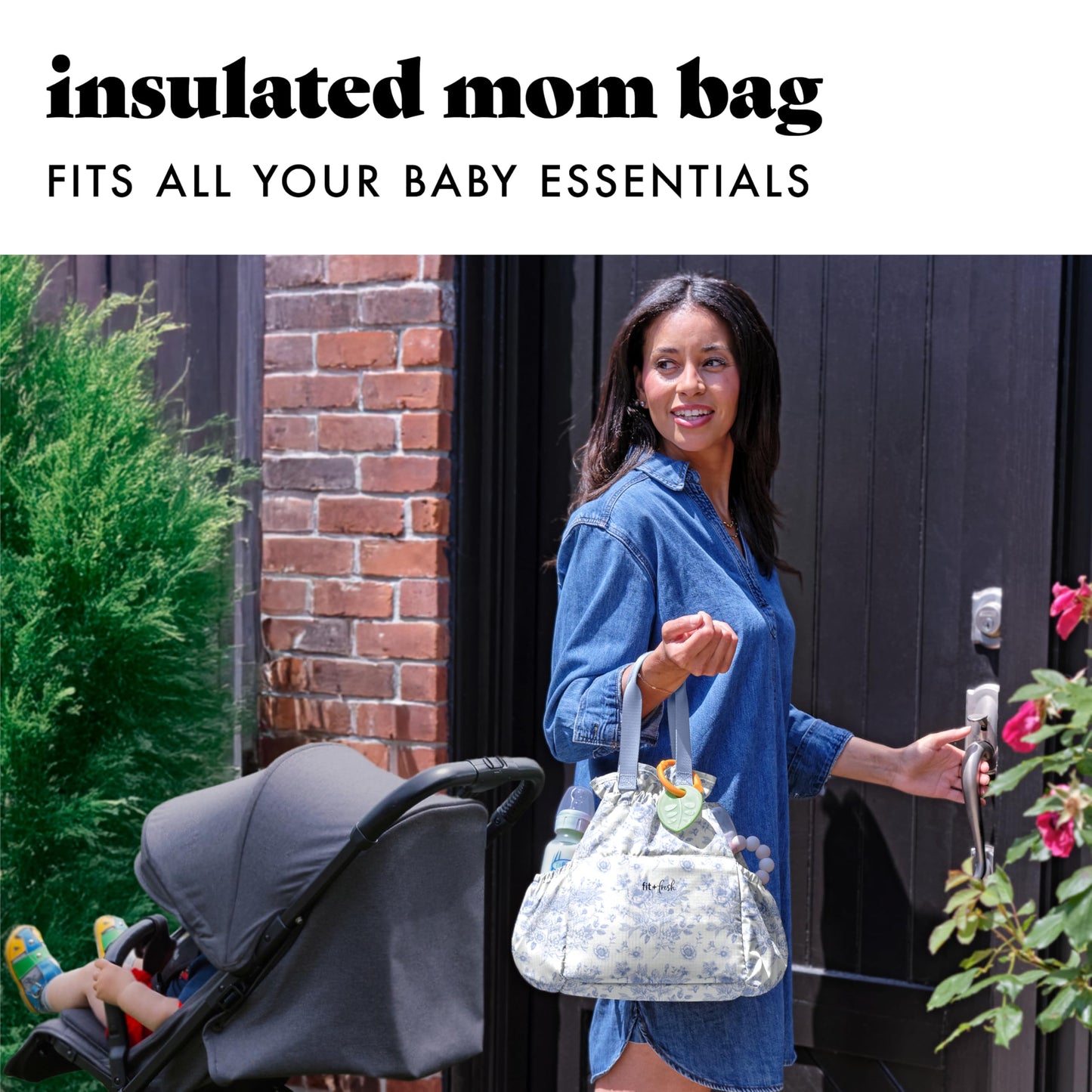 Fit & Fresh Cromwell Cinch Lunch Bag for Women | Insulated Lunch Box with Containers