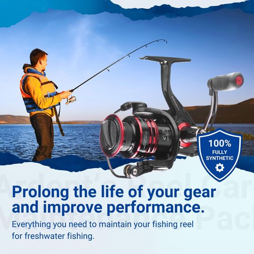 Ardent Reel Care Freshwater 3 Pack, Includes Reel Butter Grease - Kleen Cleaner and Butter Oil, Long Lasting Protection, Prevents Corrosion and Smooth Casting, Made in The USA