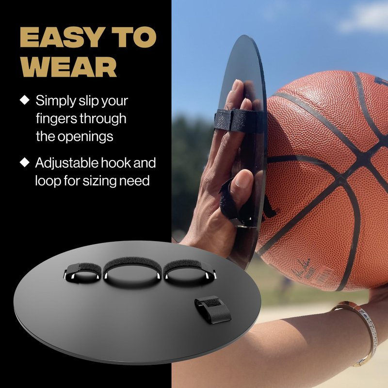 Crown x Starr Basketball Shooting Off Hand Trainer β Basketball Training Equipment Shooting Aid β Includes Dribbling Goggles & Bonus 5.3β Shooting Aid