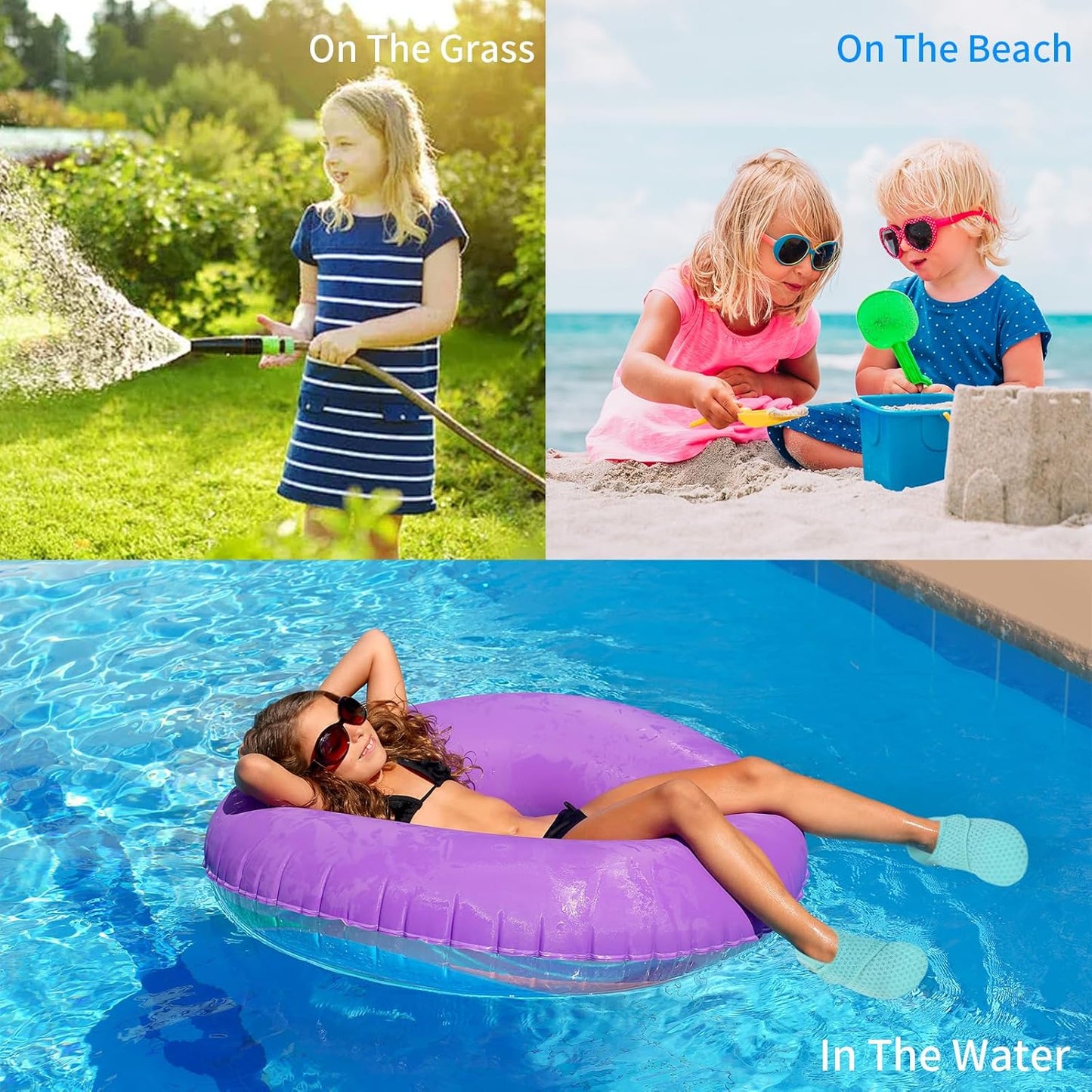 Kids Boys Girls Toddler Water Shoes,Beach Swim Non Slip Quick Dry,Barefoot Sports Aqua Socks Fast Dry for Sports Outdoor