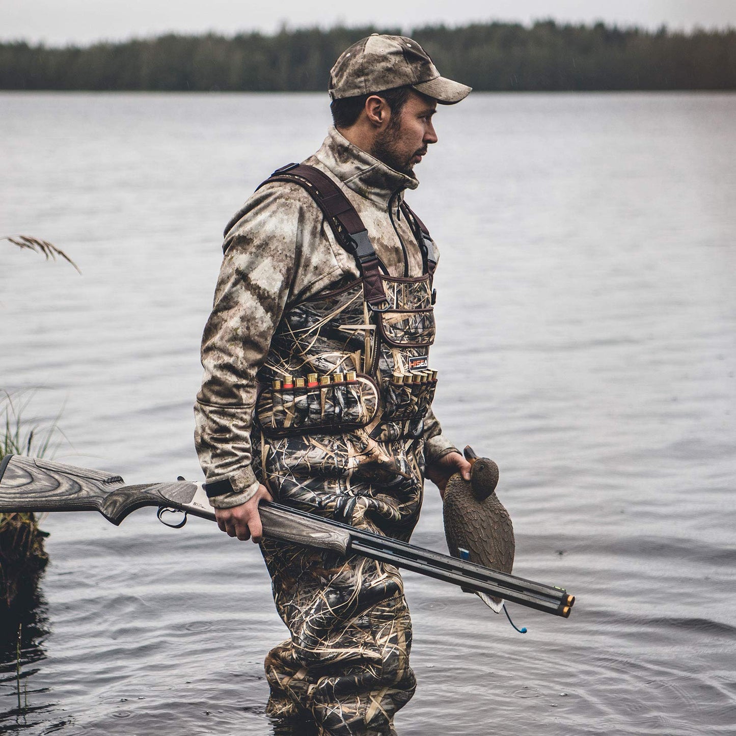 HISEA Hunting Waders for Men 600G Insulated Neoprene Chest Wader Waterproof