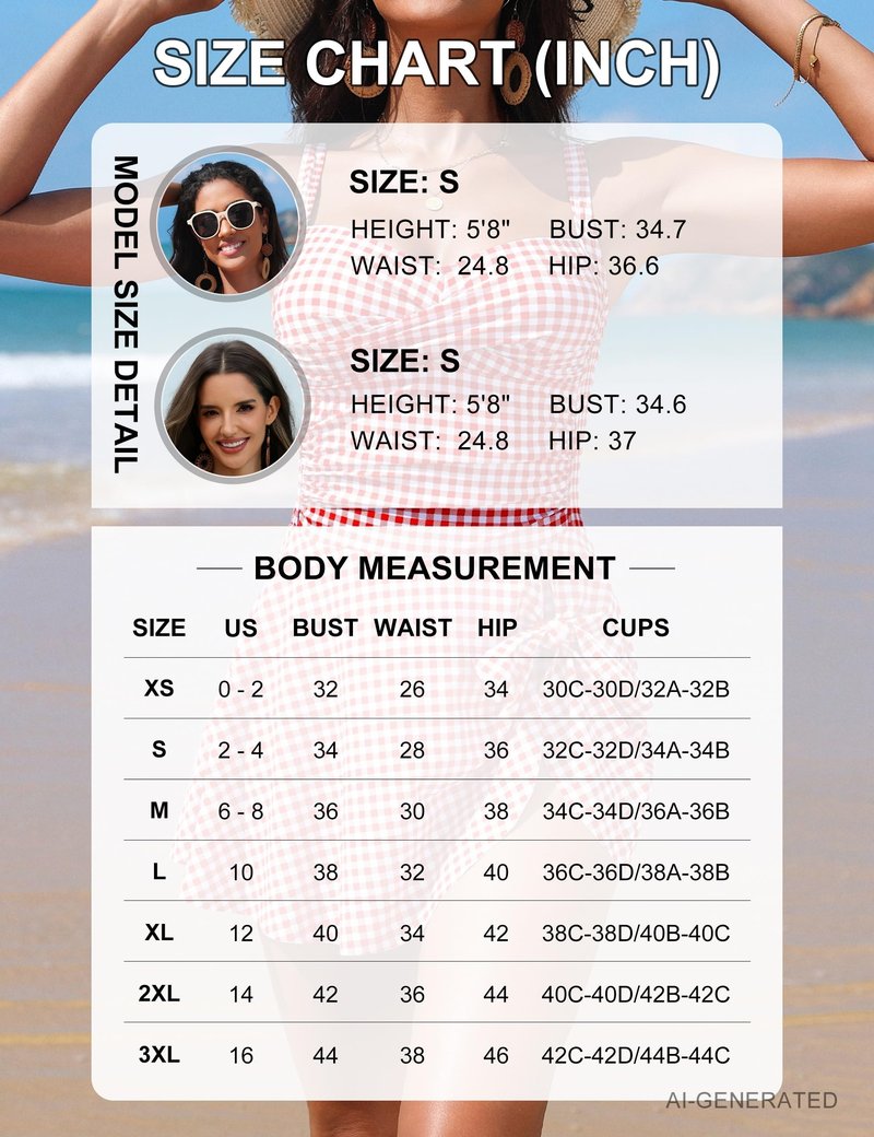 Blooming Jelly Womens One Piece Swim Dress Tummy Control Swimsuits Modest Bathing Suit Slimming Swim Skirt 2026(Red-White,Large)