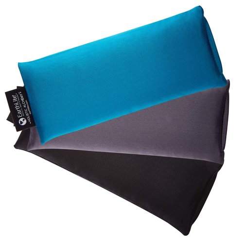 EarthLite Holistic Alchemy Aromatherapy Eye Pillow - 100% Silk Cover, Natural Herbs & Flax Seeds, Weighted, Cooling & Soothing