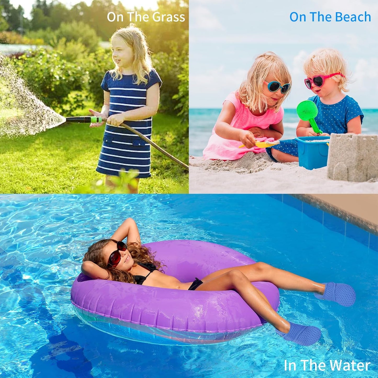Kids Boys Girls Toddler Water Shoes,Beach Swim Non Slip Quick Dry,Barefoot Sports Aqua Socks Fast Dry for Sports Outdoor