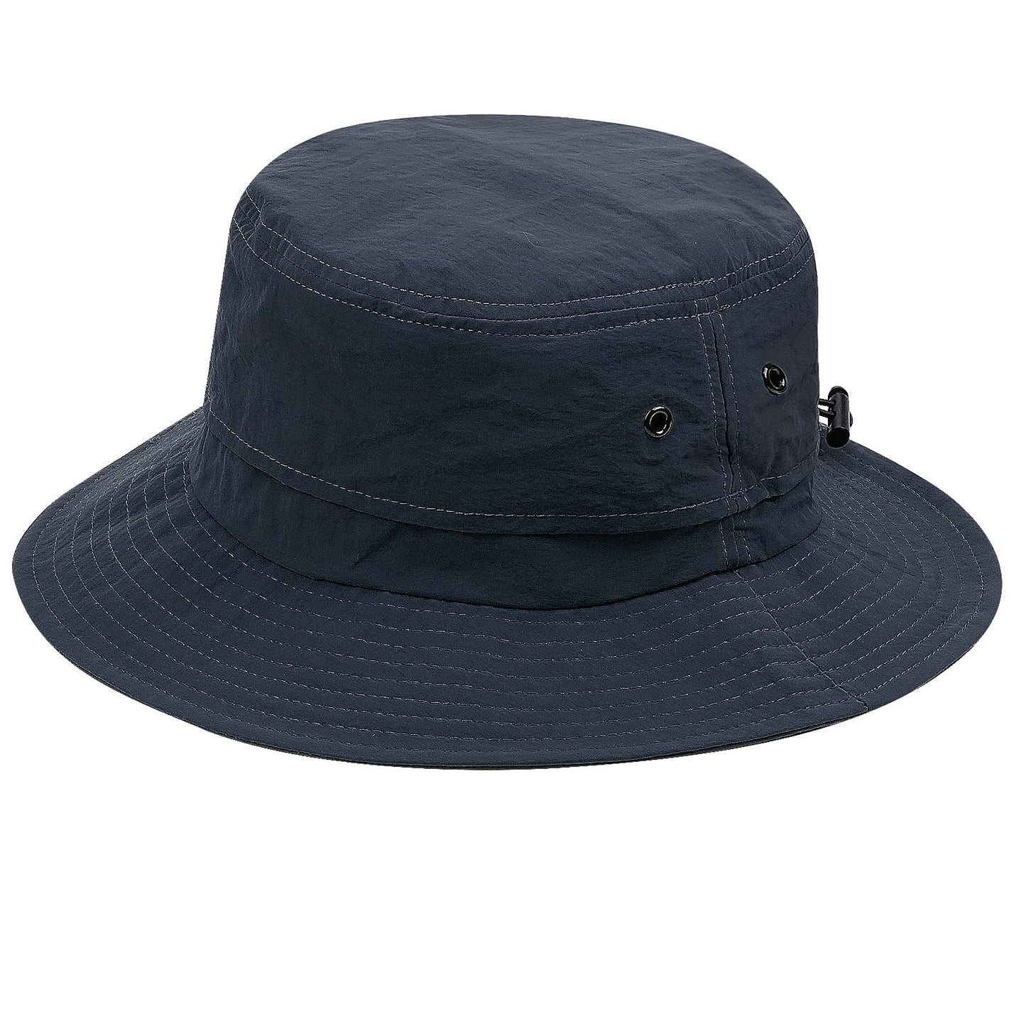 Croogo Waterproof Sun Hat Mesh Bucket Hat Packable Fishing Lightweight Hiking Outdoor Cap Summer Safari Boonie Hat,Blue-AFH02