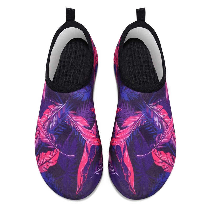 VIFUUR Water Sports Unisex Shoes Purple/Red Feather - 9-10 W US / 7.5-8.5 M US (40-41)