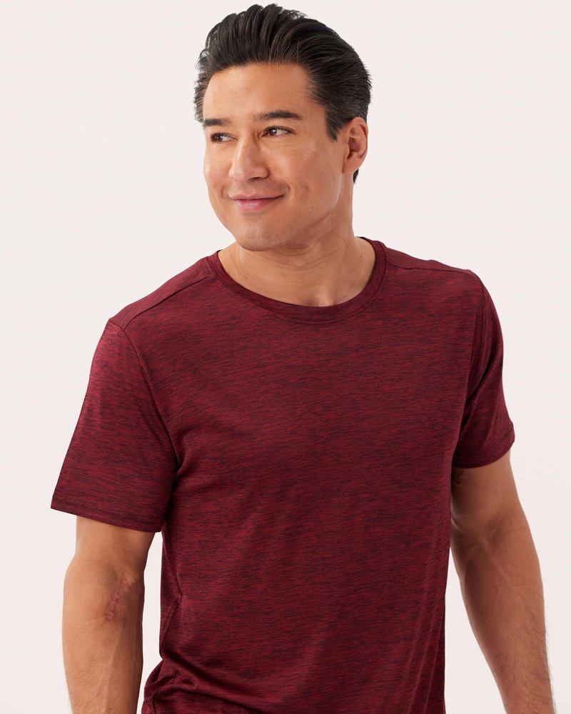 Real Essentials - Pack of 5 Men’s Active Quick Dry Fit Crew Neck T-Shirts Athletic Gym Workout Short Sleeve Tee Tops Camisas para Hombres Summer - Medium - Set 12
