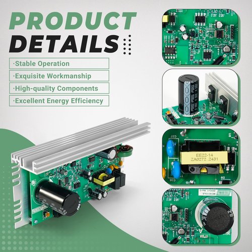VORGENS MC1618DLS 386762 Treadmill Control Board, Compatible with Icon|Proform|NordicTrack Treadmill Motor Board #Replace ZC0547 Treadmill Motor Controller 398056 386816 398076 (Black Sockets)
