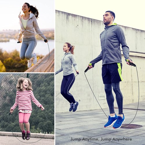 Adjustable Jump Rope for Exercise, Fitness Training