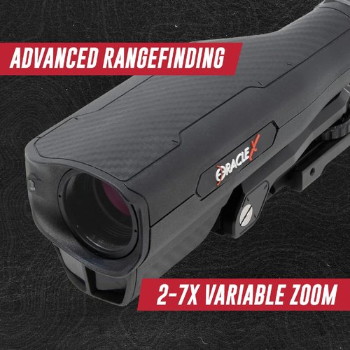 Burris Optics Oracle X Rangefinder Crossbow Scope, Built in Range Finder Measures Exact Distance, Calculates Perfect Aim/Drop Point, Adaptable Right or Left Handed Mount,Matte Black,One Size