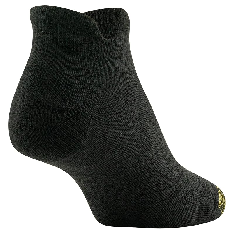 Goldtoe Vacay Cushion Tab Socks 6-Pair Pack - Black, Medium