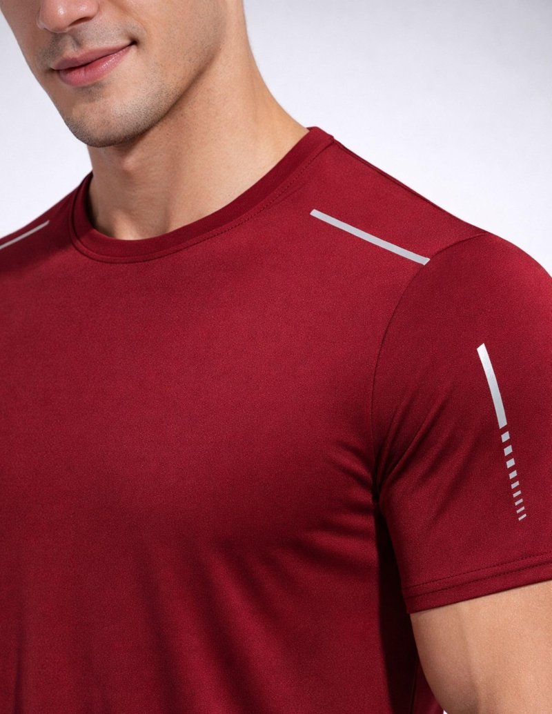 5 Pack Men’s Active Quick Dry Crew Neck T Shirts | Athletic Running Gym Workout Short Sleeve Tee Tops Bulk (Set 21, Small)