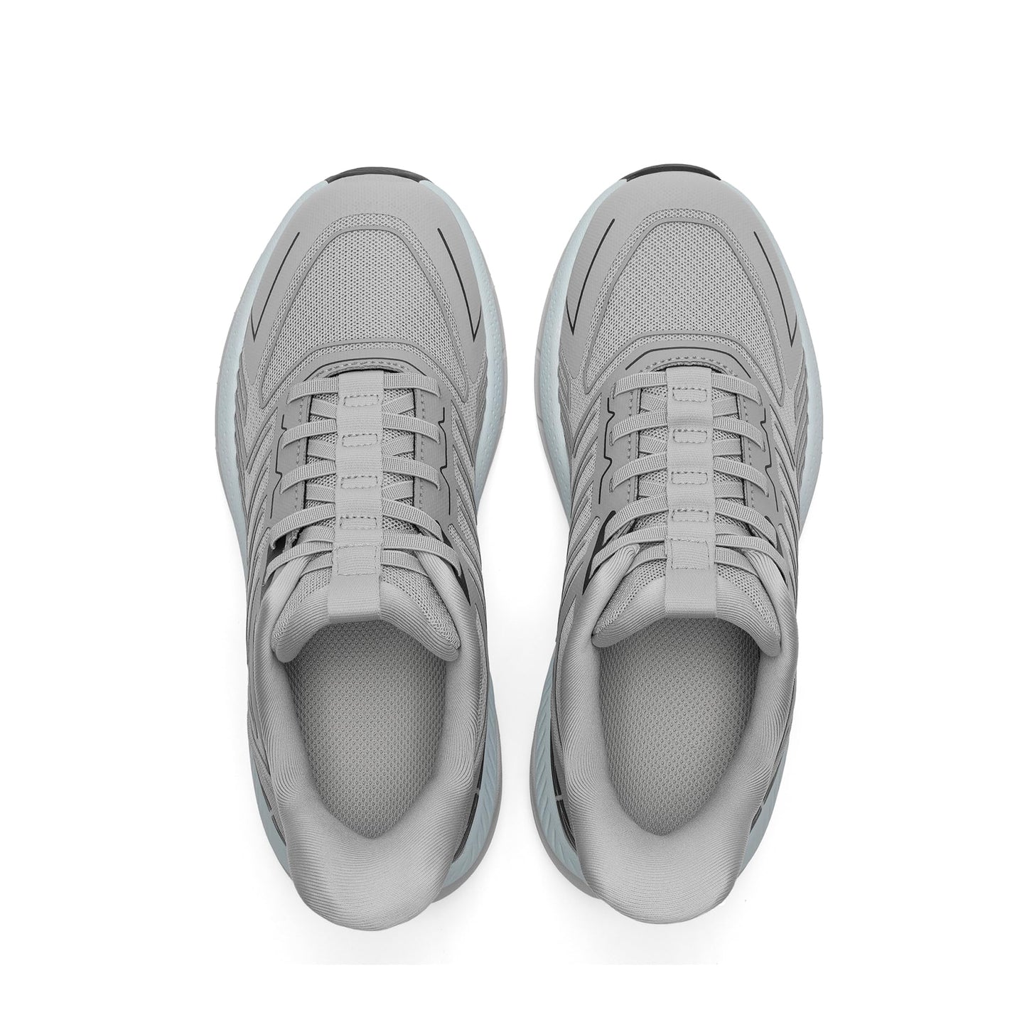 ALLSWIFIT Women's Slip On Walking Shoes Running Comfortable Tennis Breathable Non Slip Athletic Gym Workout Cross Training Fashion Sneakers,Size 9,Grey,SARR034W