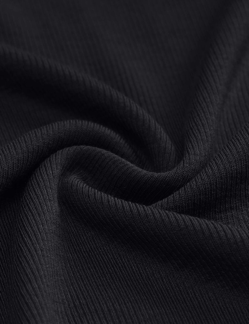 CRZ YOGA Womens Ribbed Modal Casual Short Sleeve Crew Neck Basic Shirts Going Out Soft Fitted Stretchy Athletic Workout Tops Black Medium