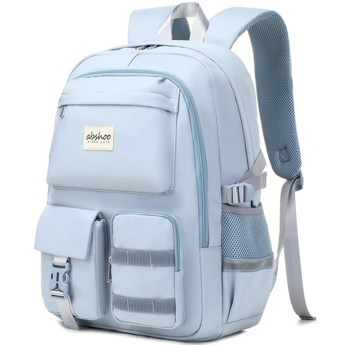 abshoo Big Student Laptop Backpack For College Women Middle High School Teen Girls Bookbag Travel Daypack (LightsteelBlue)