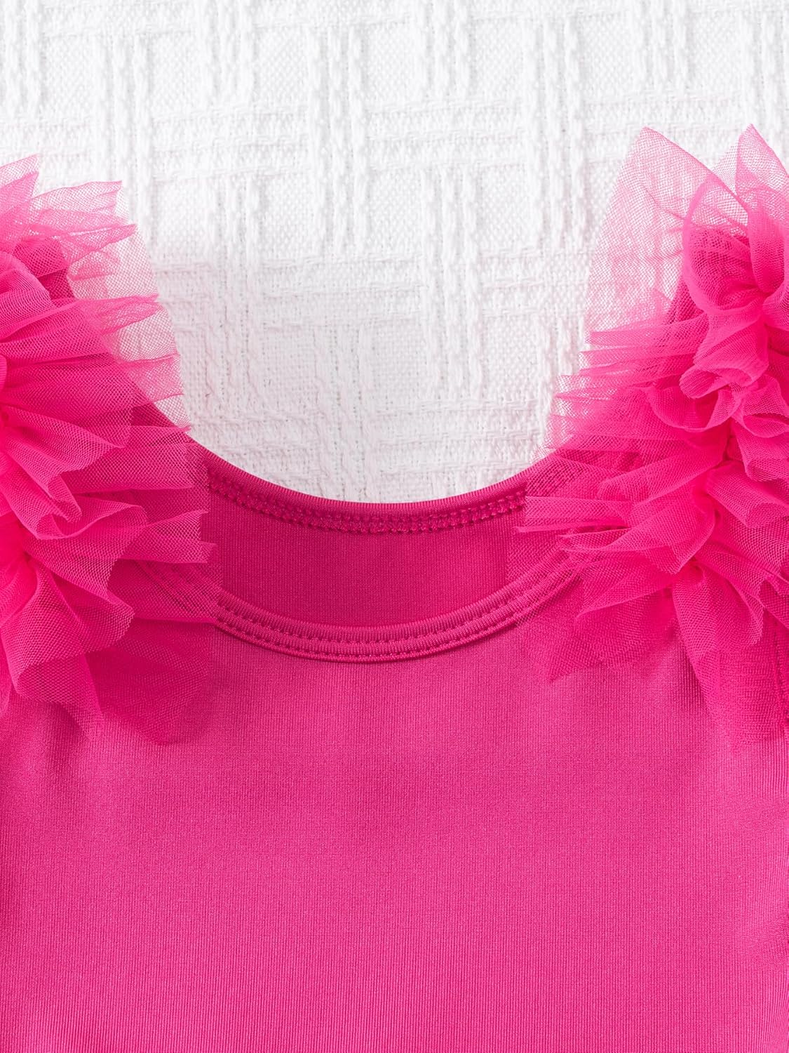 KARETT Toddler Ballet Outfit Sleeveless with Snap Gymnastics Leotards for Girls 1-7Y