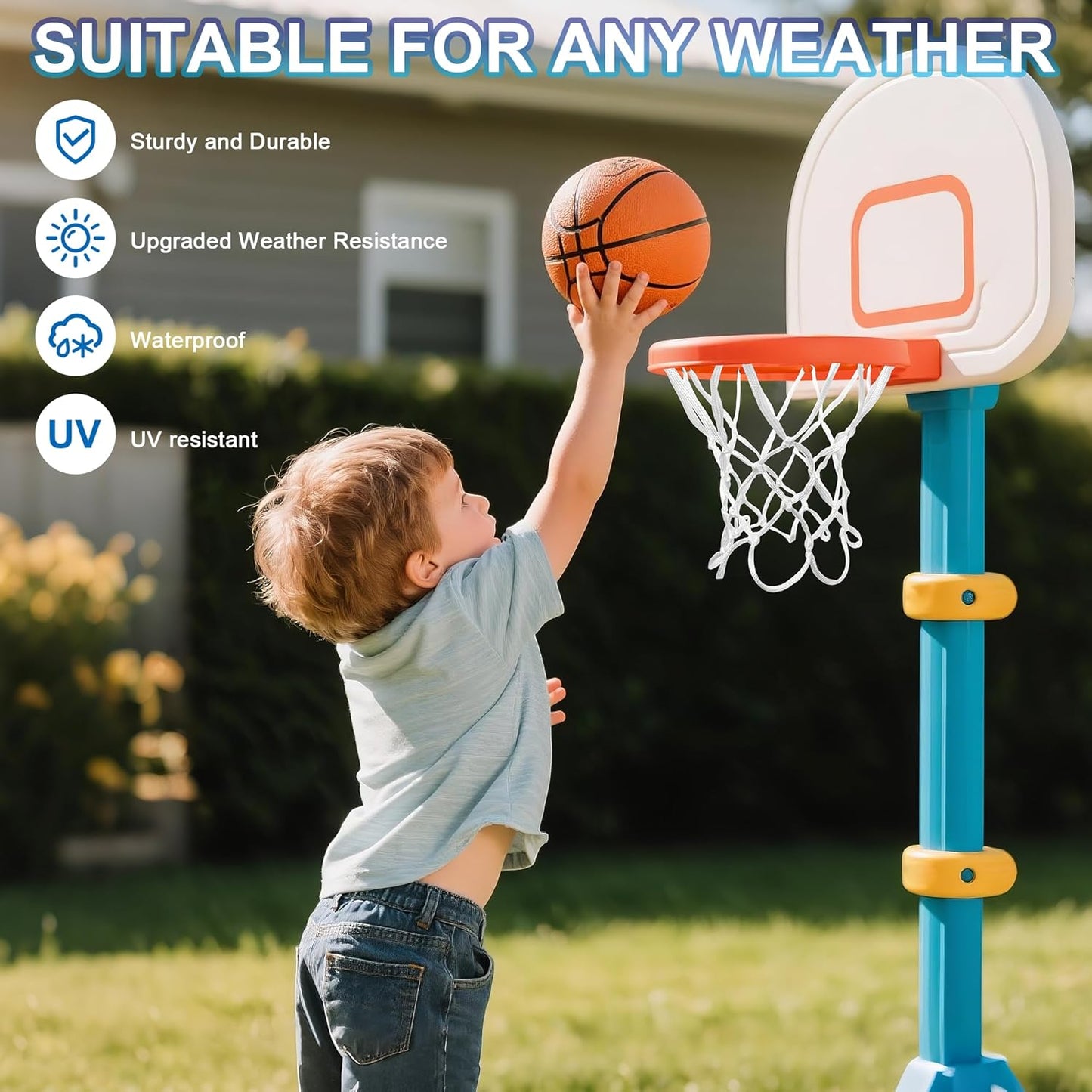 2 Pack Mini Basketball Net Replacement,8 Loops Indoor Outdoor Nets,Suitable for Doors and Walls