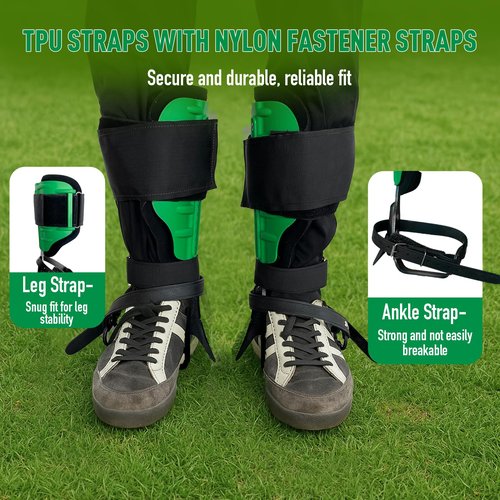 MR DIY TOOLS Tree Climbing Spikes Set, Alloy Steel Climbing Spurs, 350lbs Load Capacity, Green, Classic Style, Ideal for Climbers, Fruit Picking & Lumberjack